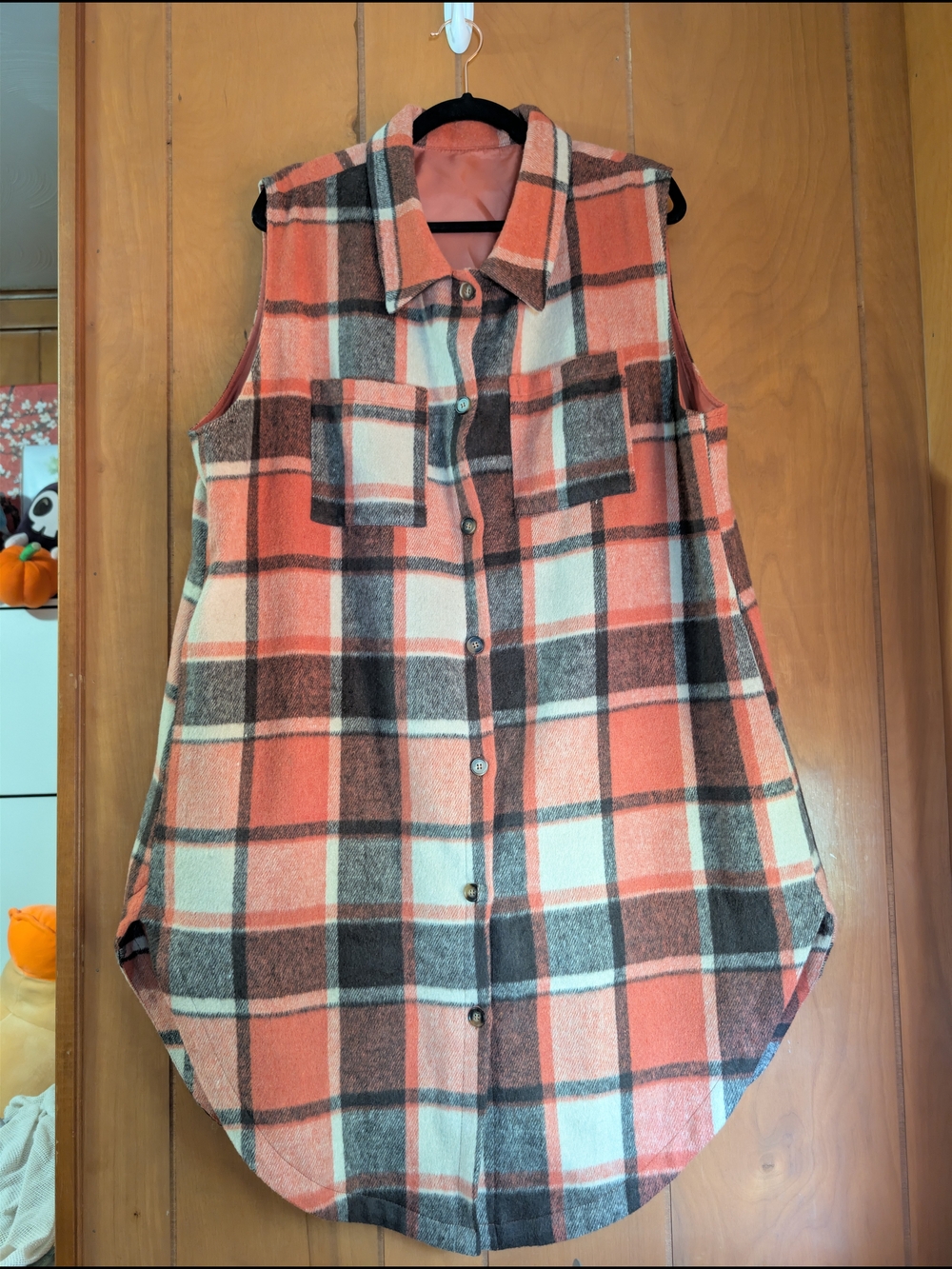 Fall Winter Sleeveless Cardigan - Picture 3 of 7